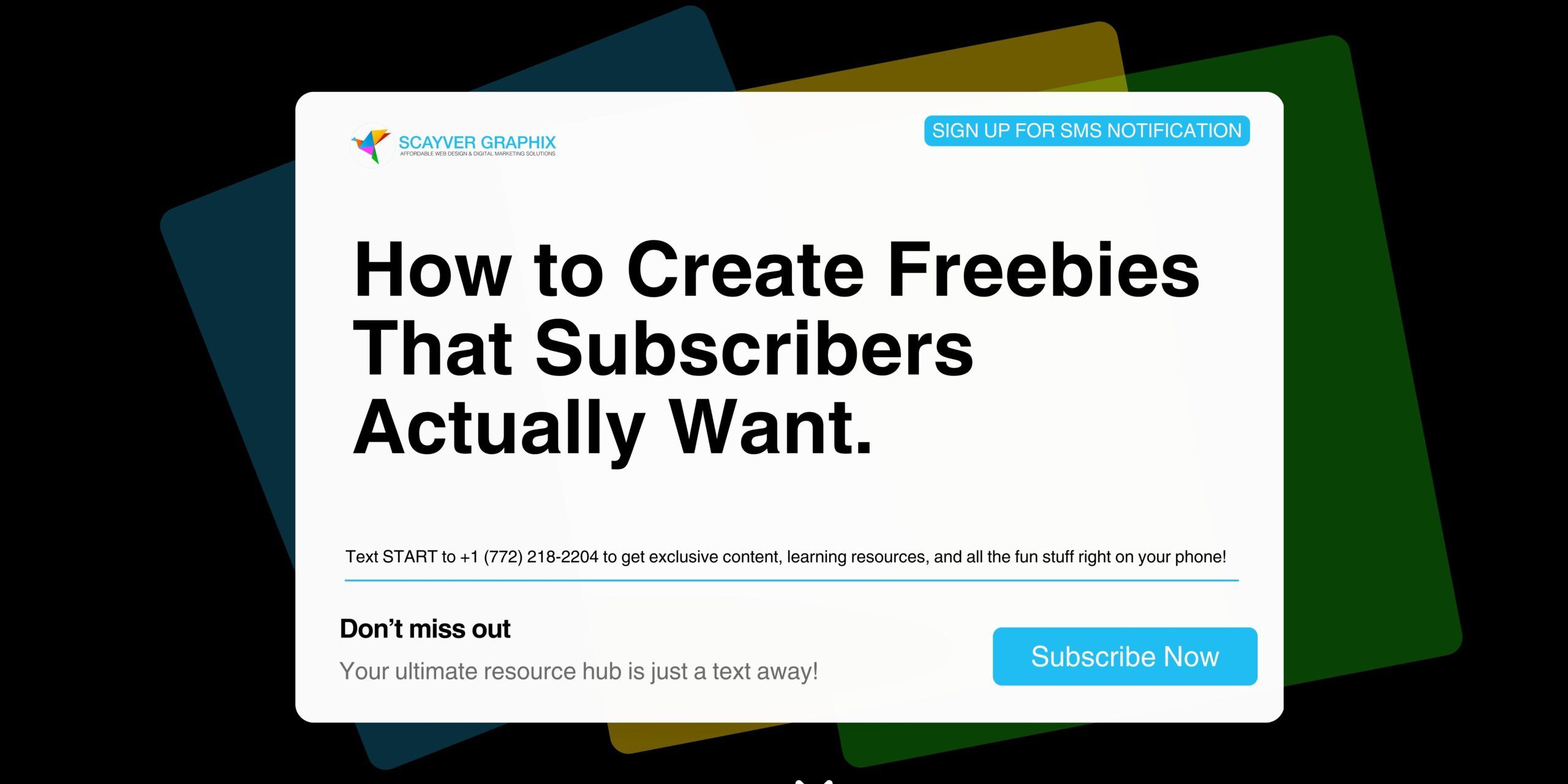 How to Create Freebies That Subscribers Actually Want.