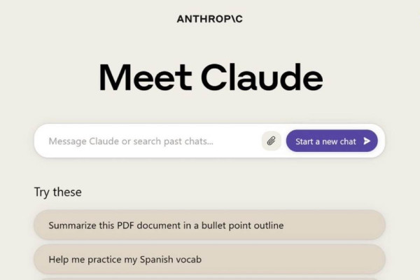 A screen shot of an Anthropic page featuring Claude AI.
